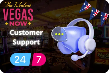 Contact options on the official VegasNow